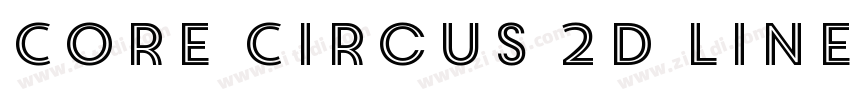 Core Circus 2D LINE字体转换